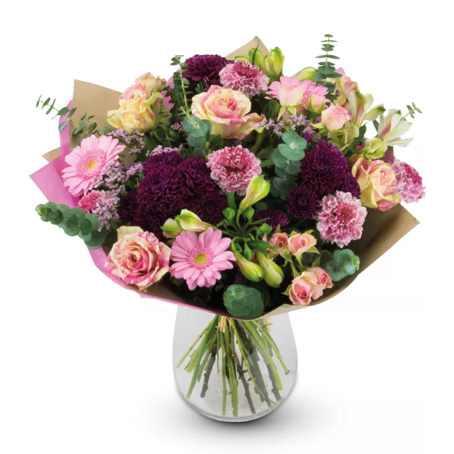 Bouquet of pink flowers